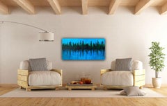 Quiet Lagoon, peinture, acrylique sur toile