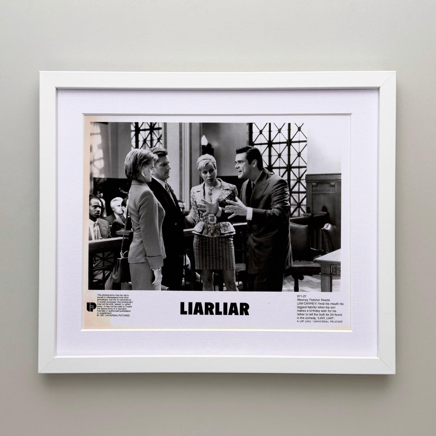 Liar Liar 1997 Publicity Film Movie Press Still Framed Excellent état - En vente à Bath, Somerset