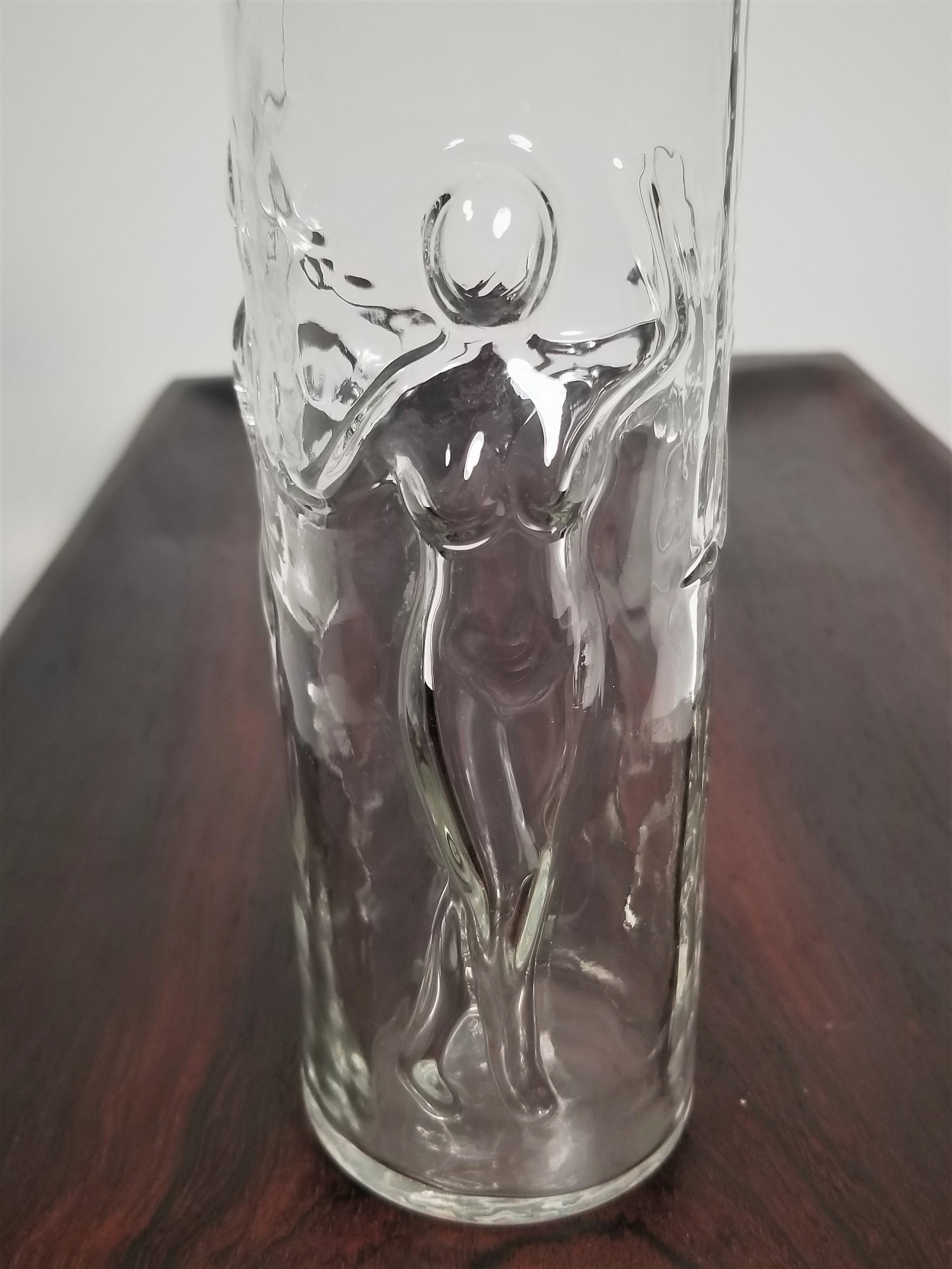 Libbey Figural 1960s Midcentury Glassware Barware Set of 6 4