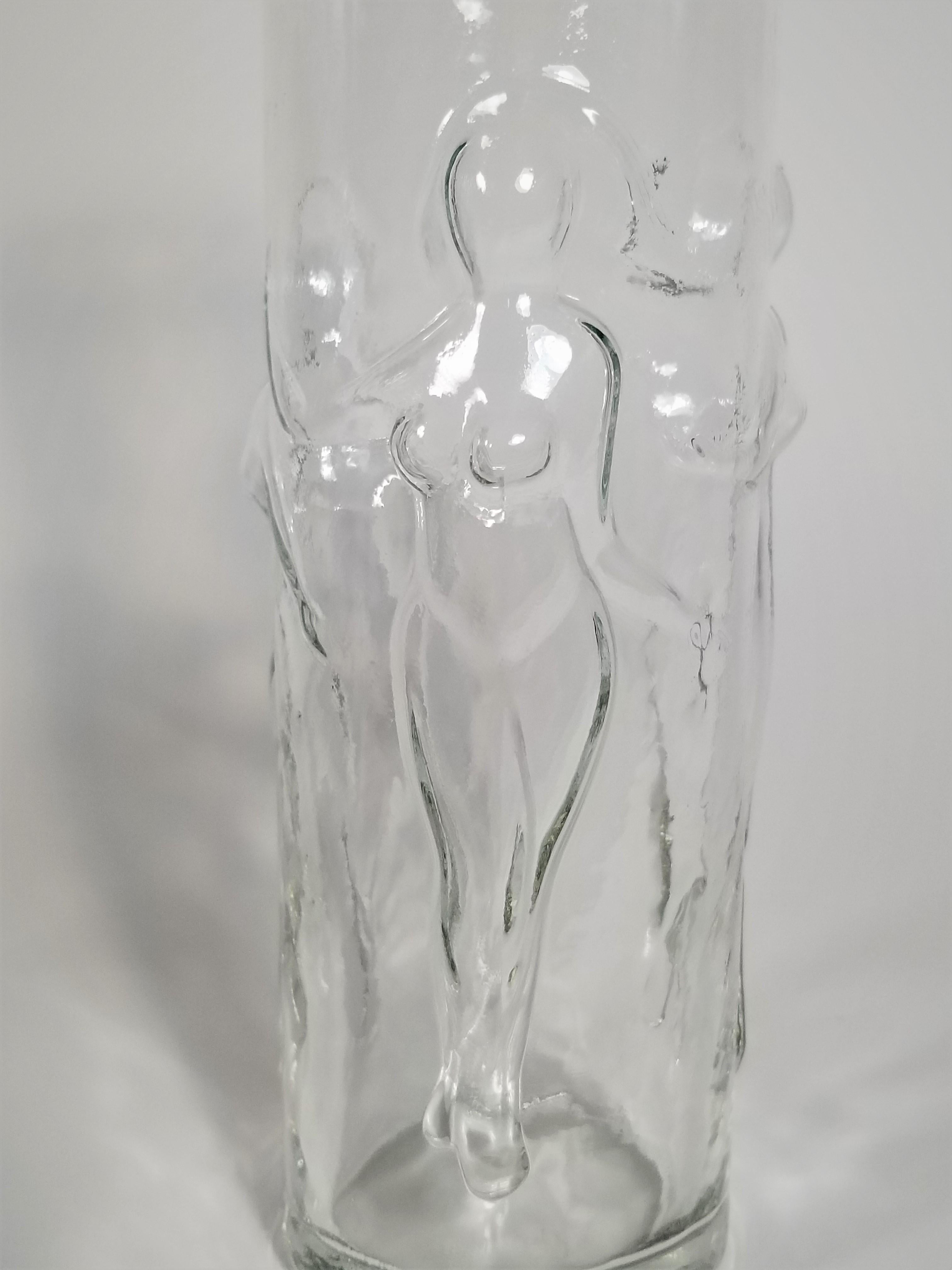 American Libbey Figural 1960s Midcentury Glassware Barware Set of 6