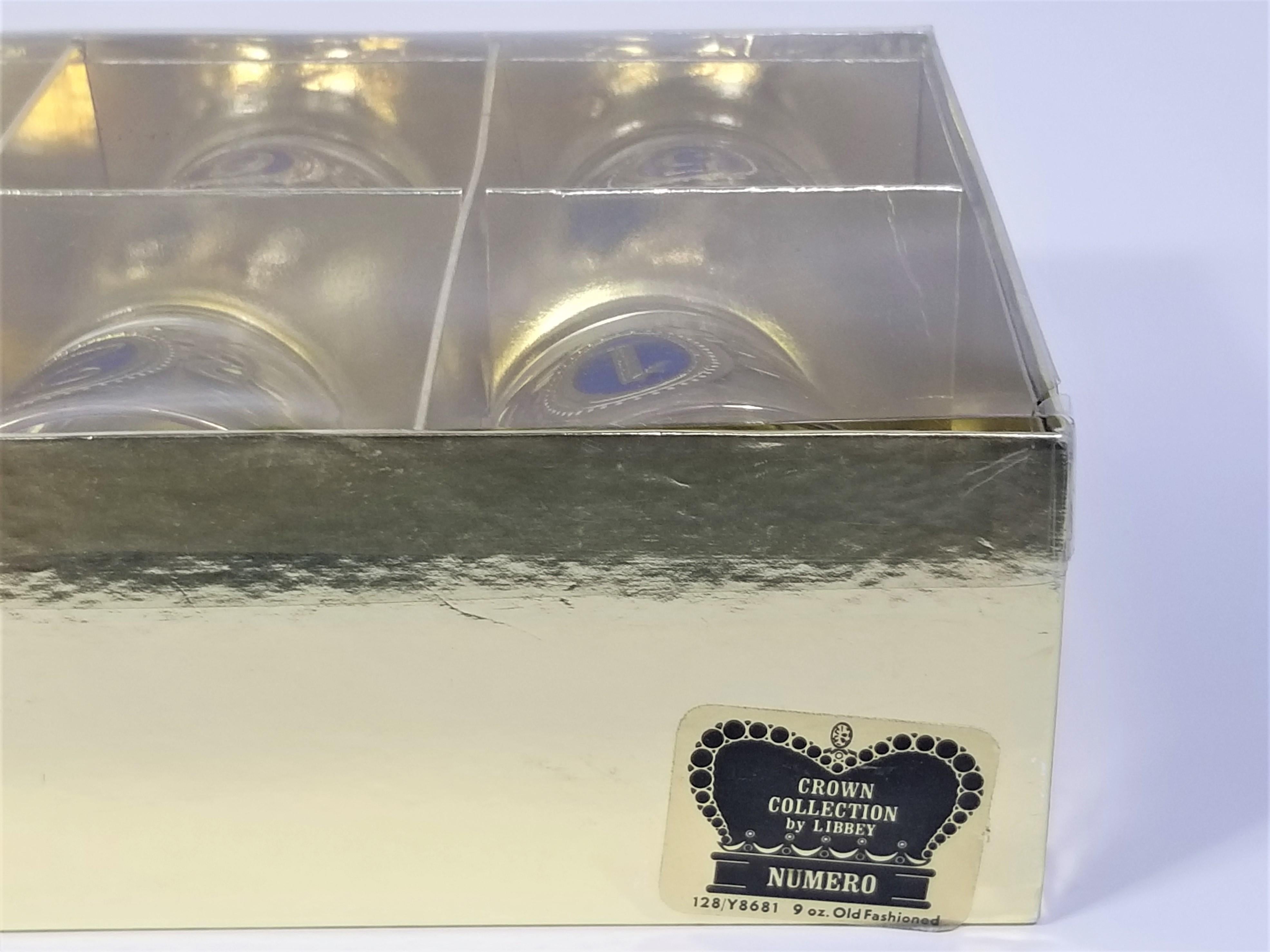Libbey Glassware Barware Rare Unused in Box Mid Century, 1960s For Sale 9