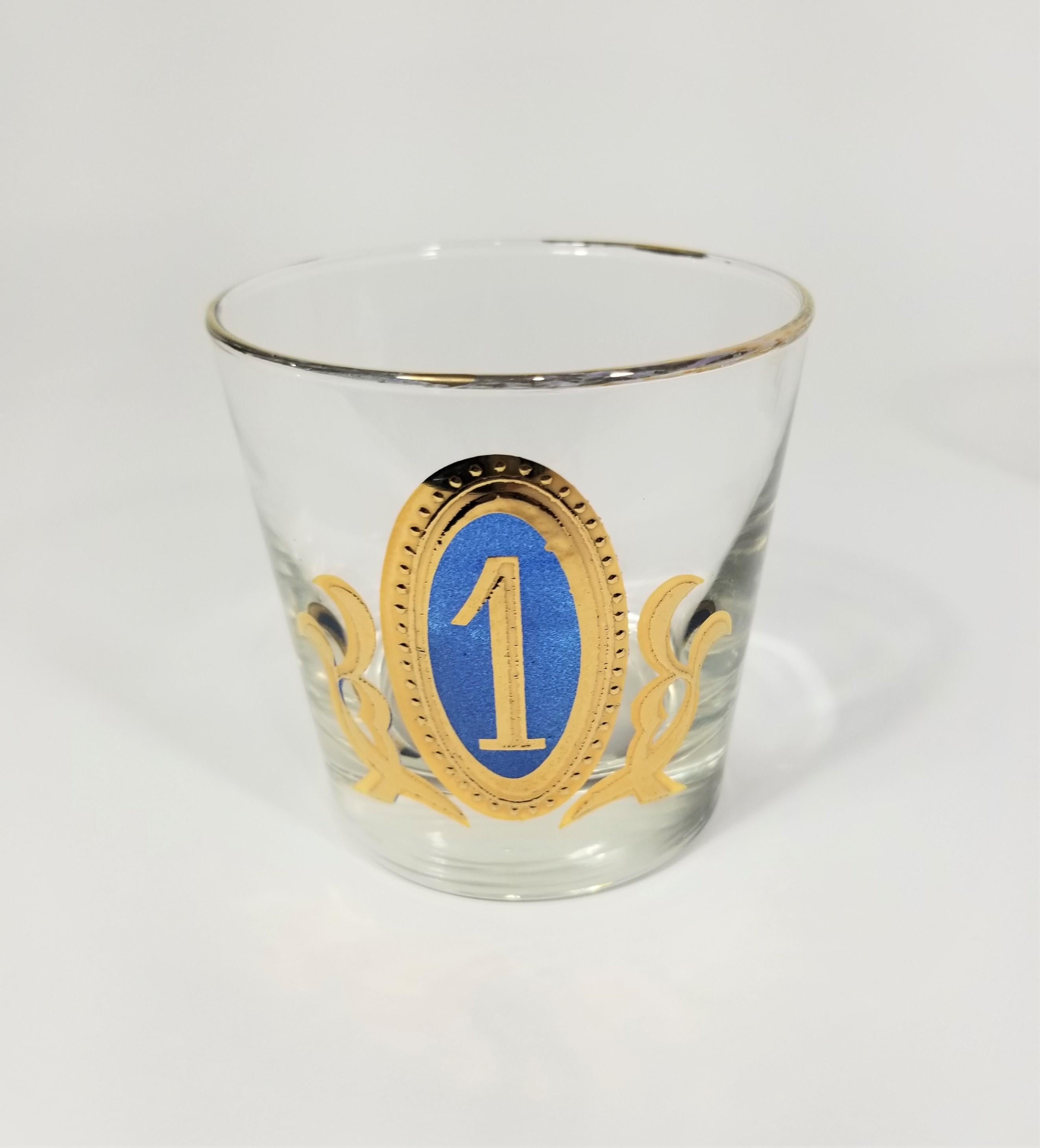 20th Century Libbey Glassware Barware Rare Unused in Box Mid Century, 1960s For Sale