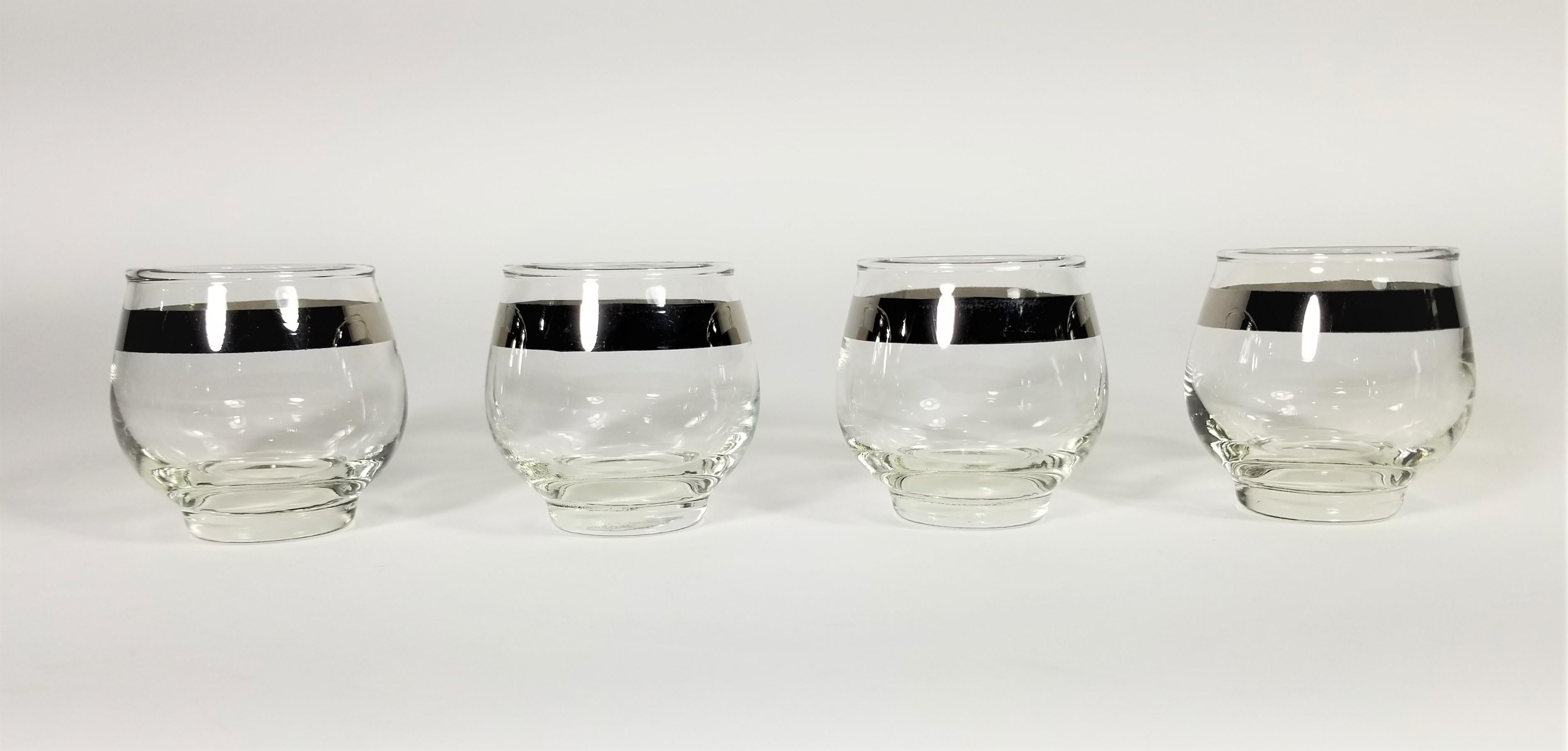 20th Century Libbey Martini Set Glassware Barware Mid Century 1960s For Sale