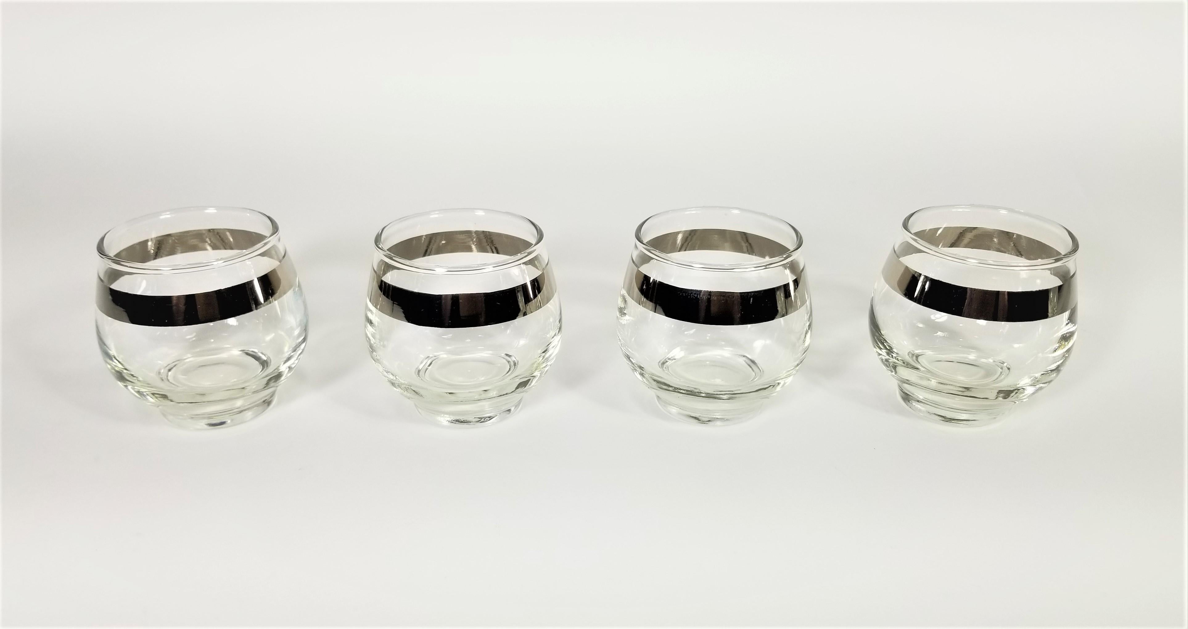 Libbey Martini Set Glassware Barware Mid Century 1960s For Sale 1