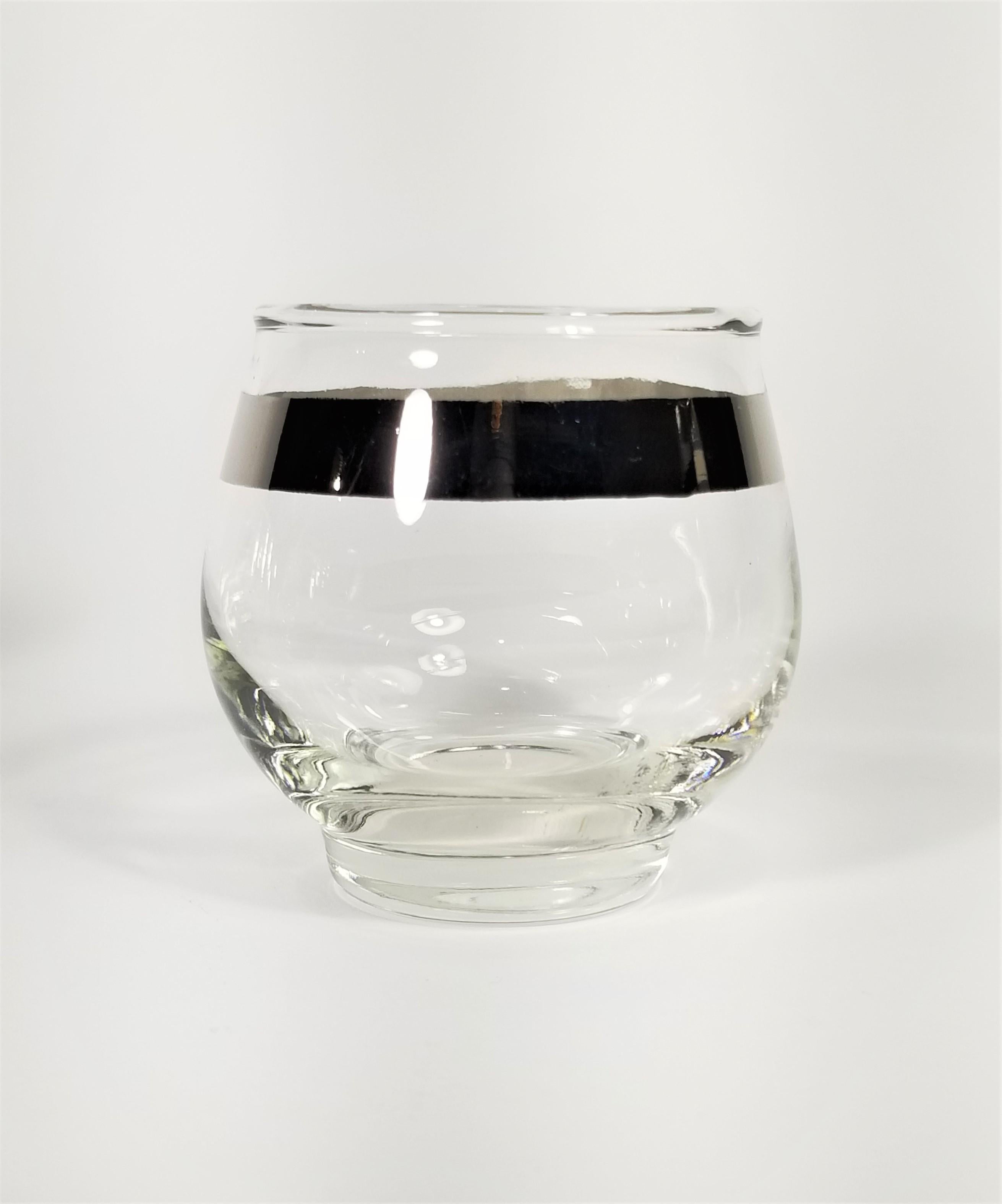 Libbey Martini Set Glassware Barware Mid Century 1960s For Sale 3