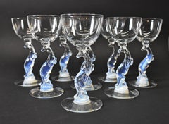 Libbey Silhouette Nash Series Moonstone Kangaroo Liqueur Cocktail Stemware