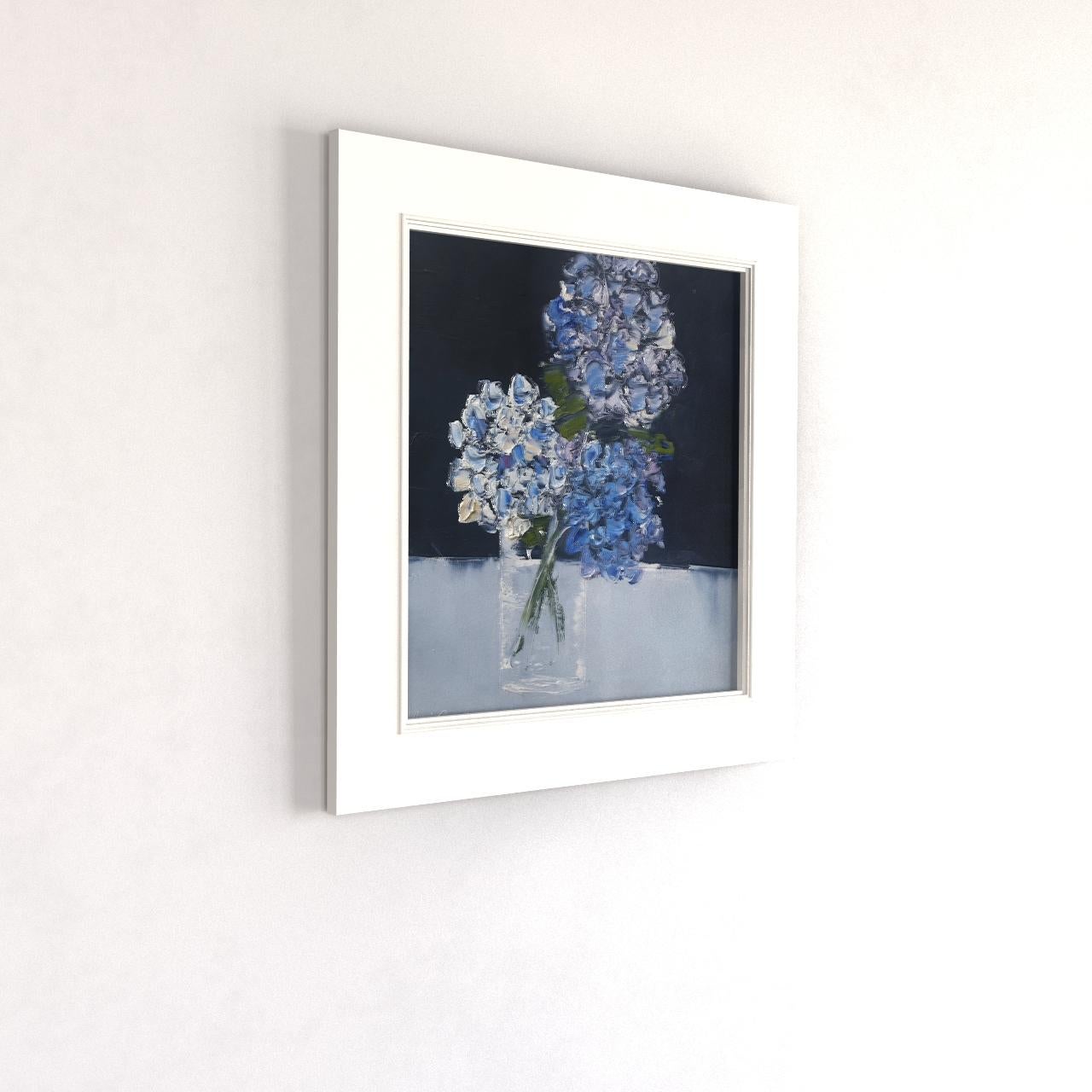 Nero e blu - Painting Impressionismo di Libbi Gooch