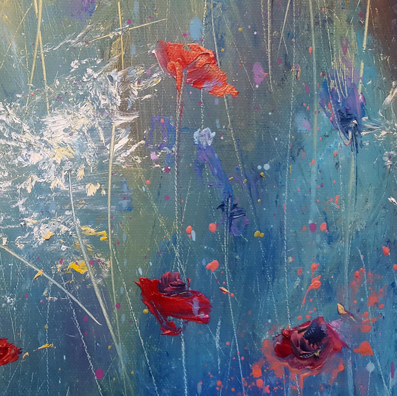 Libbi Gooch, Wildflower Dance, Original Abstract Landscape Painting 2