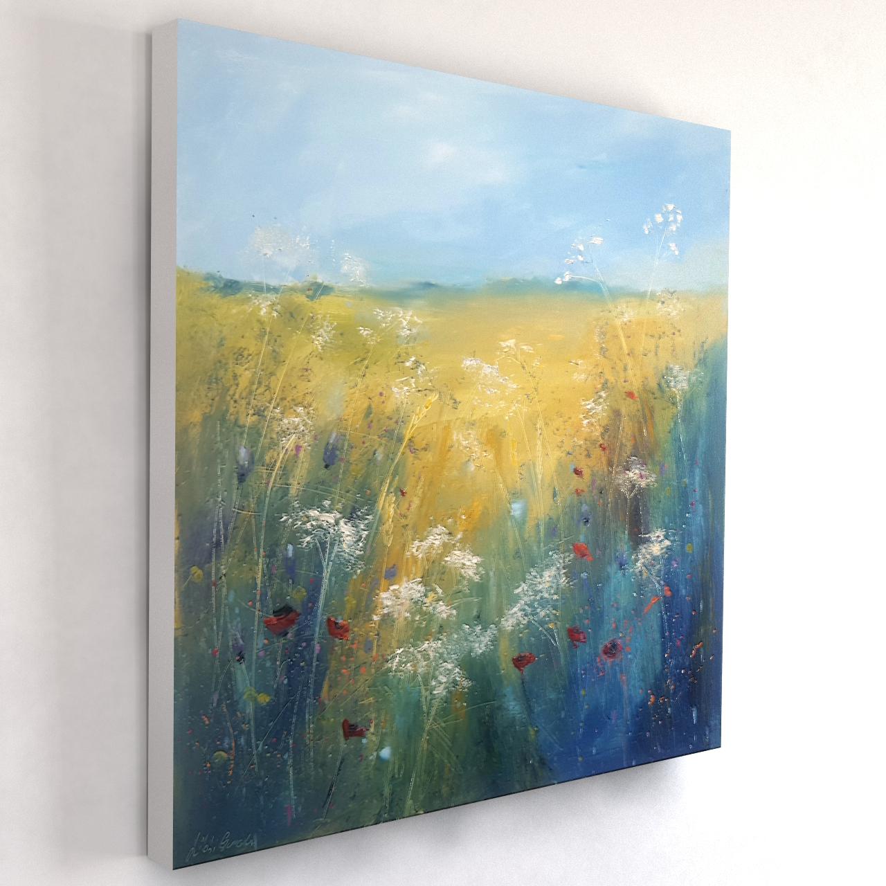 Libbi Gooch, Wildflower Dance, Original Abstract Landscape Painting 3