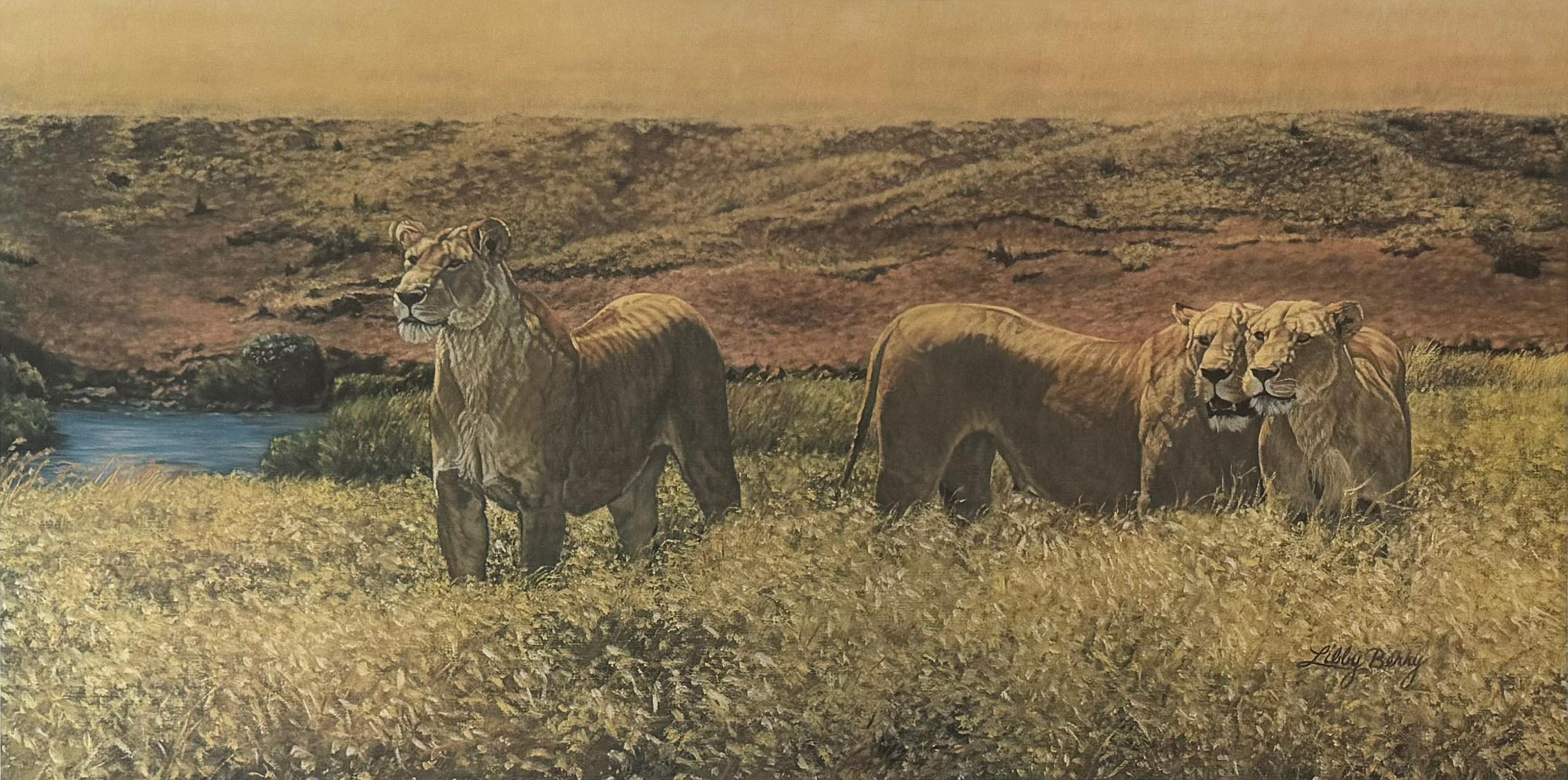 Look who's coming to dinner, Modern Offset Lithograph by Libby Berry For Sale 4