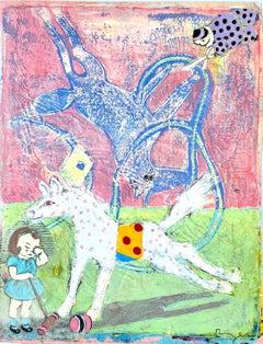 Dejar ir la infancia, Pintura original