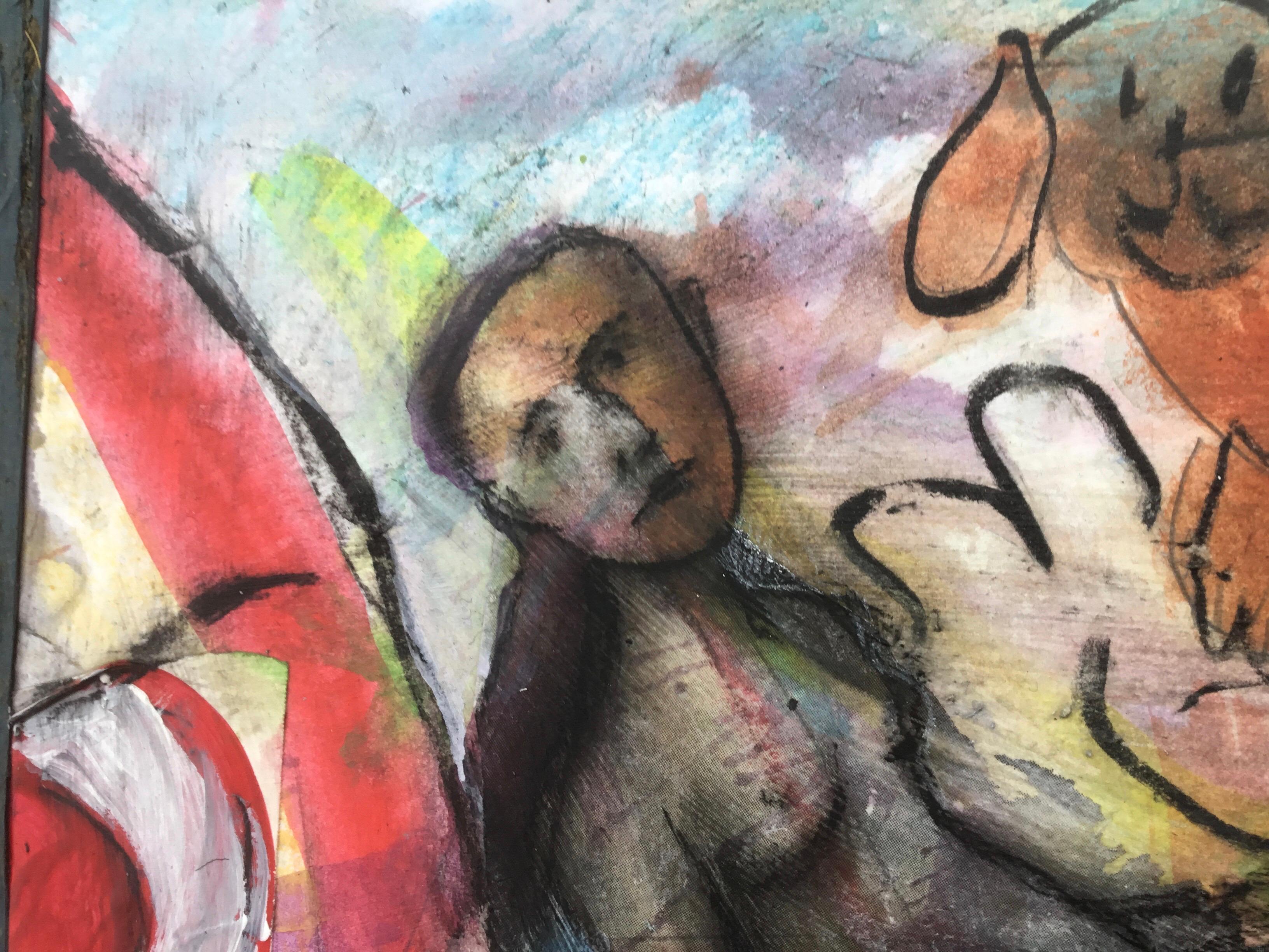 The Idyls of a Mother, Originalgemälde im Angebot 1