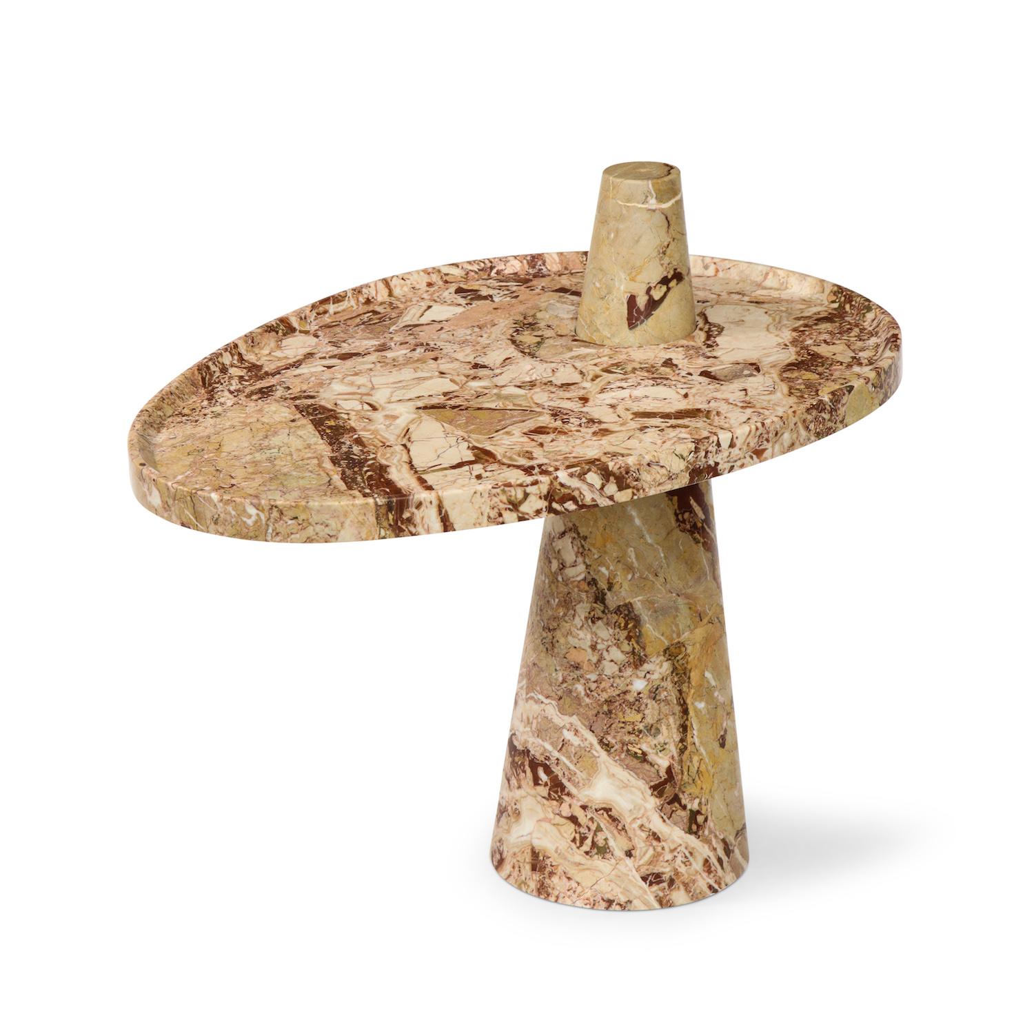 Contemporary “Libeccio, ” Studio-Made Side Table For Sale