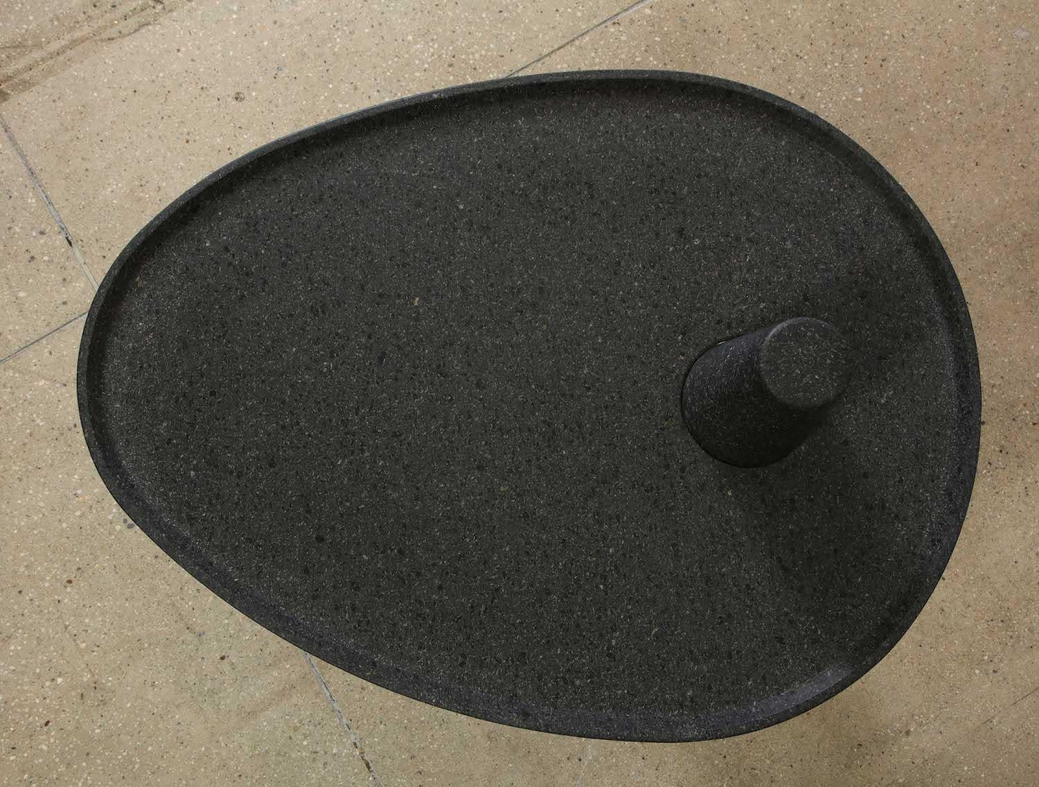 Stone “Libeccio, ” Studio-Made Side Table