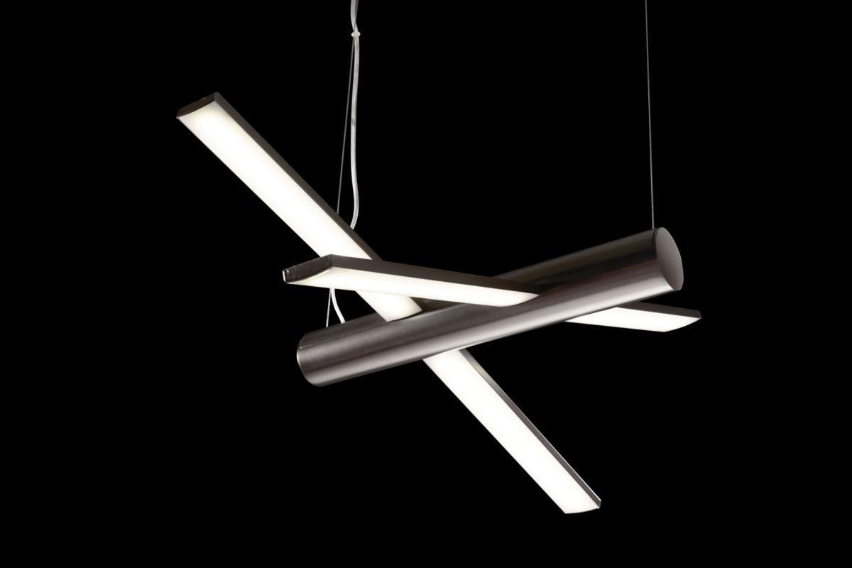 Italiano Lampada a sospensione a 4 luci Libellula di Aggiolight in vendita