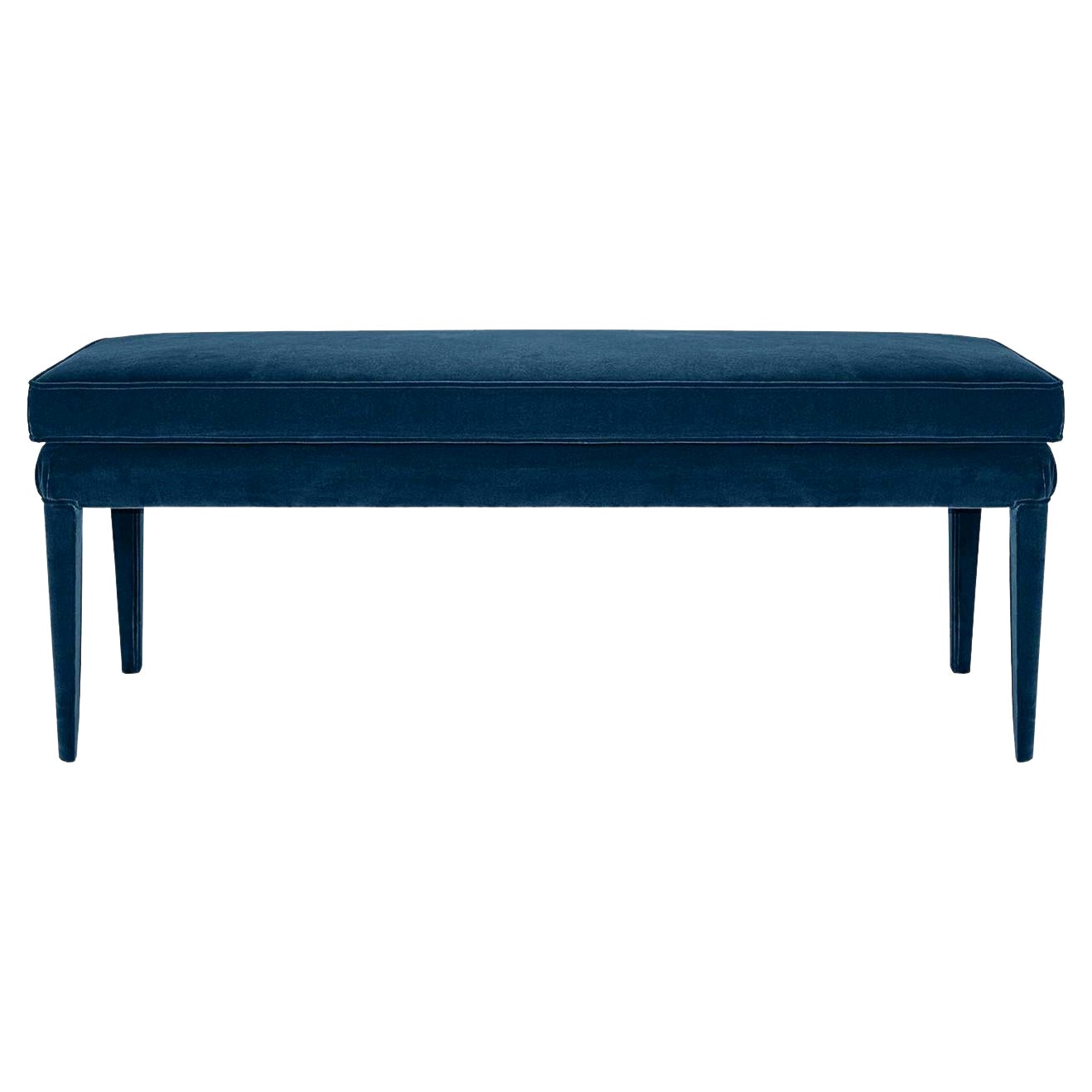 Panchina Libellula Eco in velluto blu notte