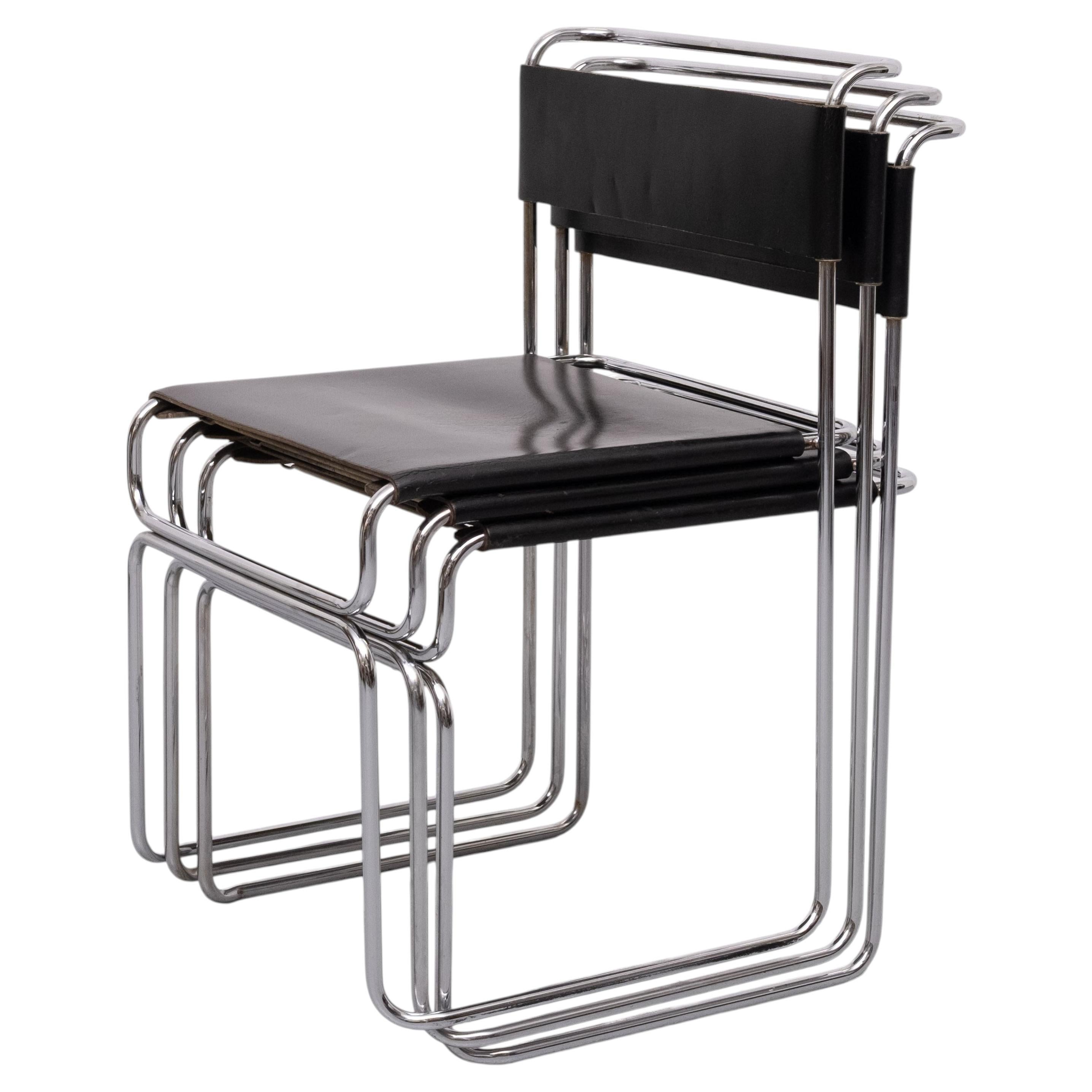 'Libellula' stackable Dining chairs by Giovanni Carini for Planula Italy 1970s