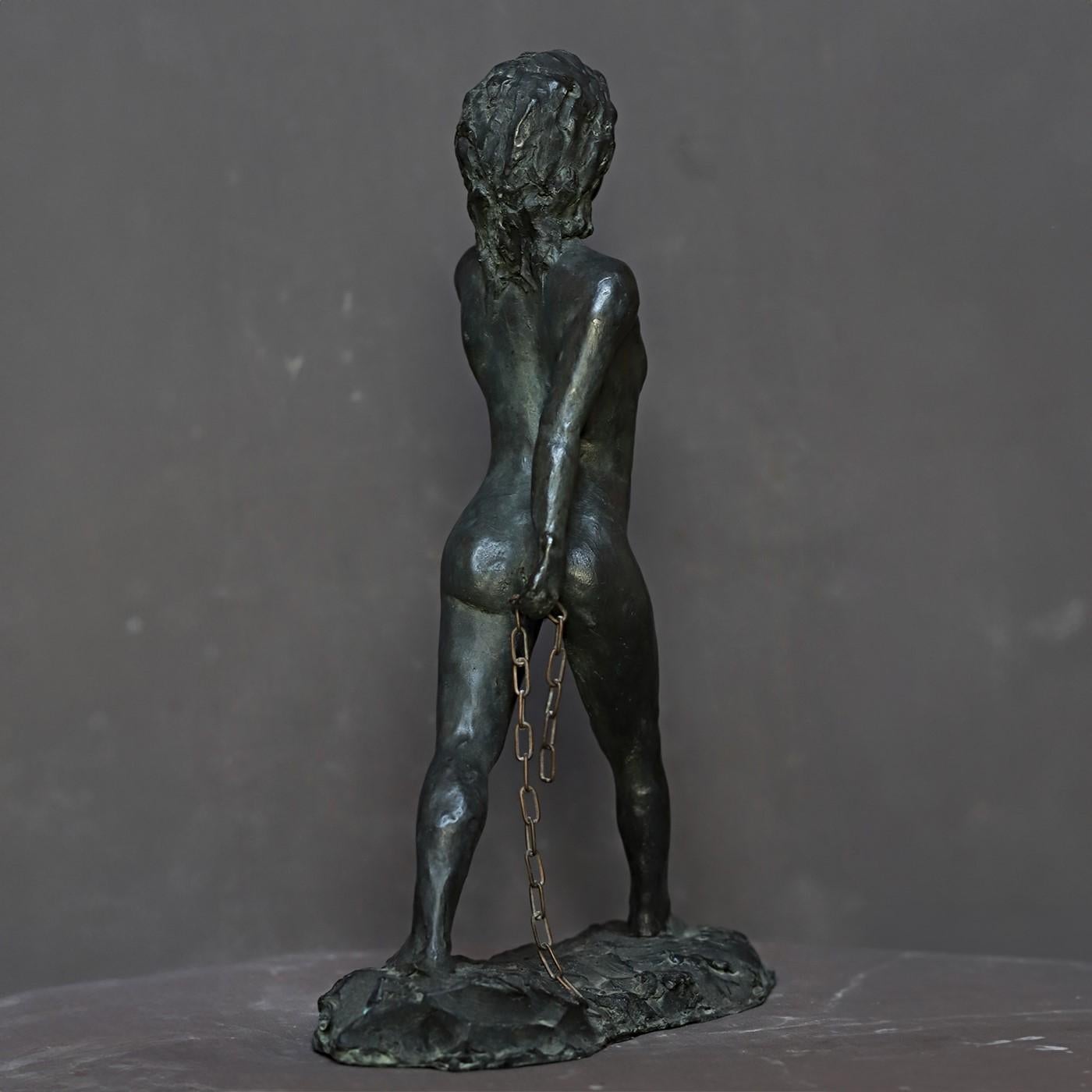 Libertà Bronzed Sculpture For Sale 1