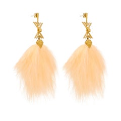 Libertad Boucles d'oreilles en or jaune 14 carats