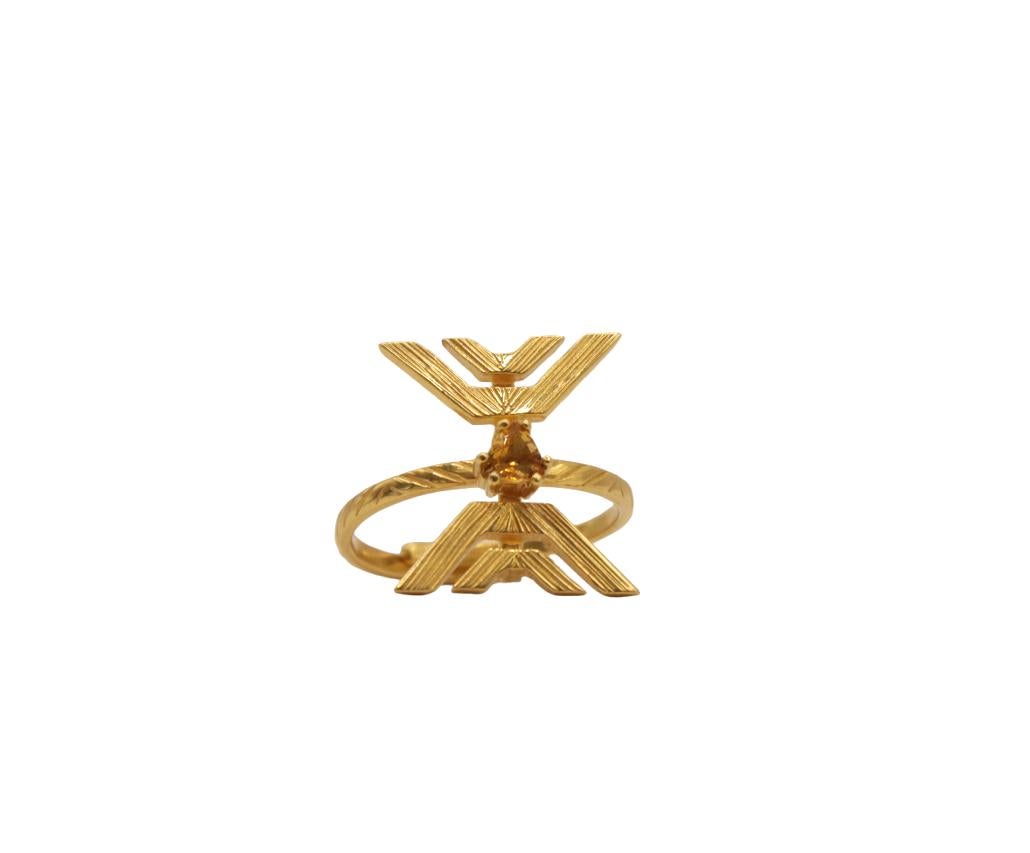 For Sale:  Libertad Ring in 14k Yellow Gold 4