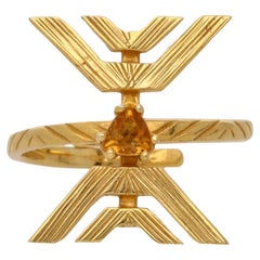 Libertad Ring in 14k Yellow Gold