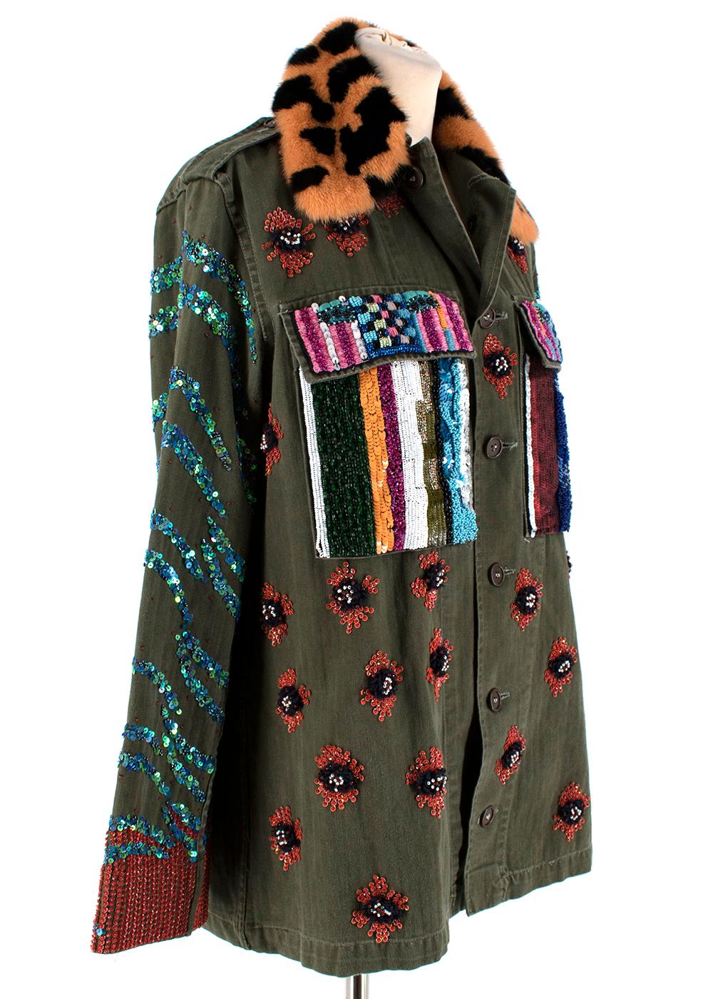 military jacket with fur collar