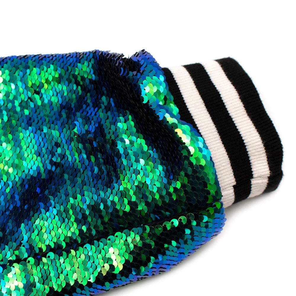 Libertine - Giacca bomber con paillettes iridescenti - Taglia M 2