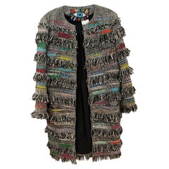 Libertine, cappotto vintage con frange e strass unico nel suo genere
