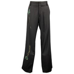 LIBERTINE Size S Black Crystal Embellishment Dress Pants