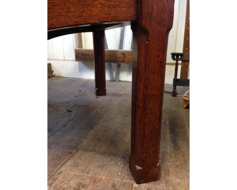 Liberty and Co. A Good Quality Arts and Crafts Oak Armchair. For Sale