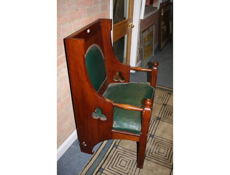 Liberty and Co. A Good Quality Arts and Crafts Oak Armchair. For Sale