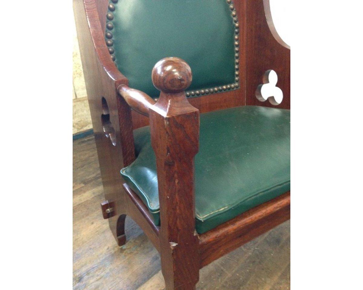 19th Century Liberty and Co. A Good Quality Arts and Crafts Oak Armchair. For Sale