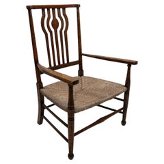 Liberty und Co. Ein Arts and Craft Sessel mit Binsenbezug