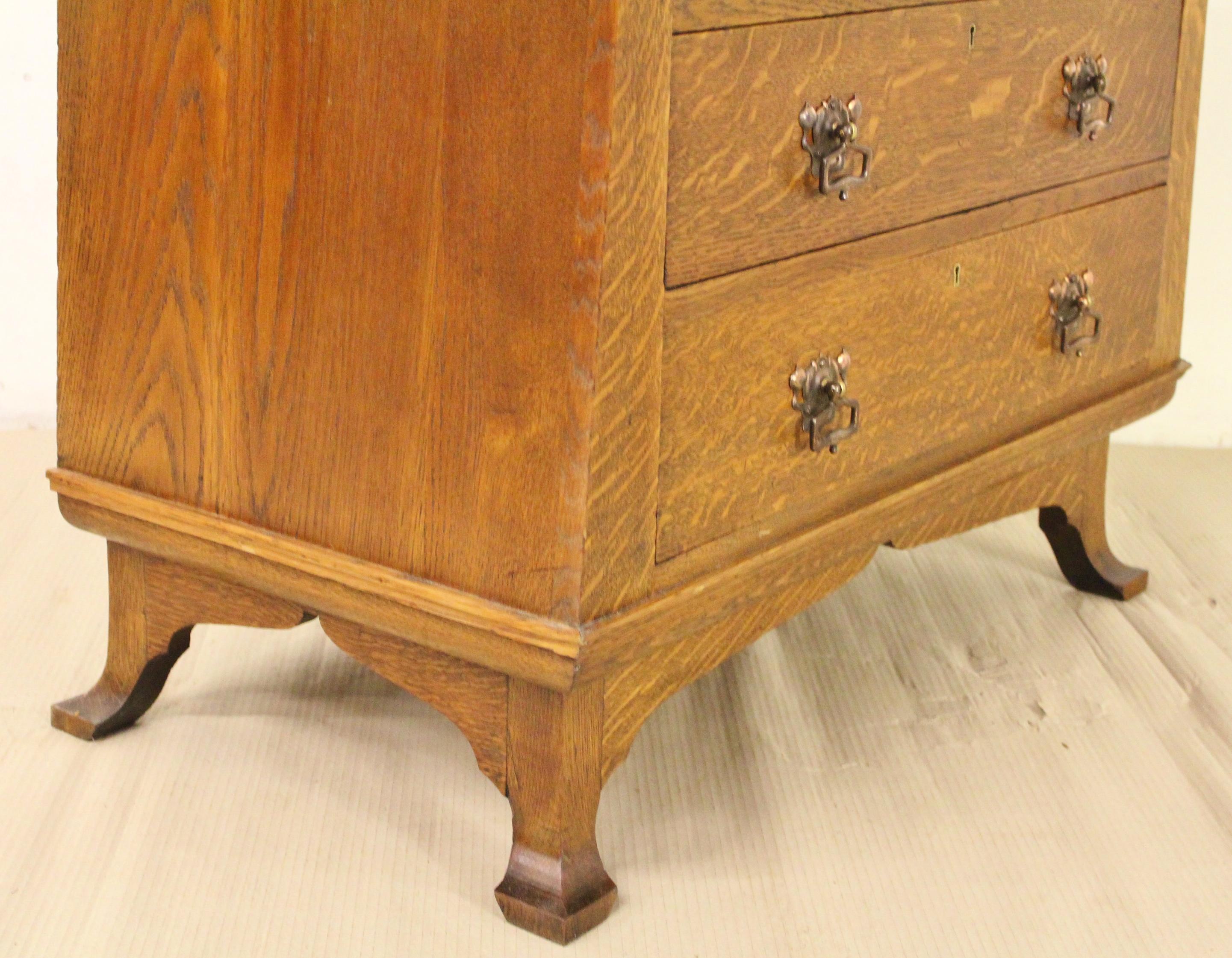 Liberty and Co Art Nouveau Dressing Chest For Sale 1