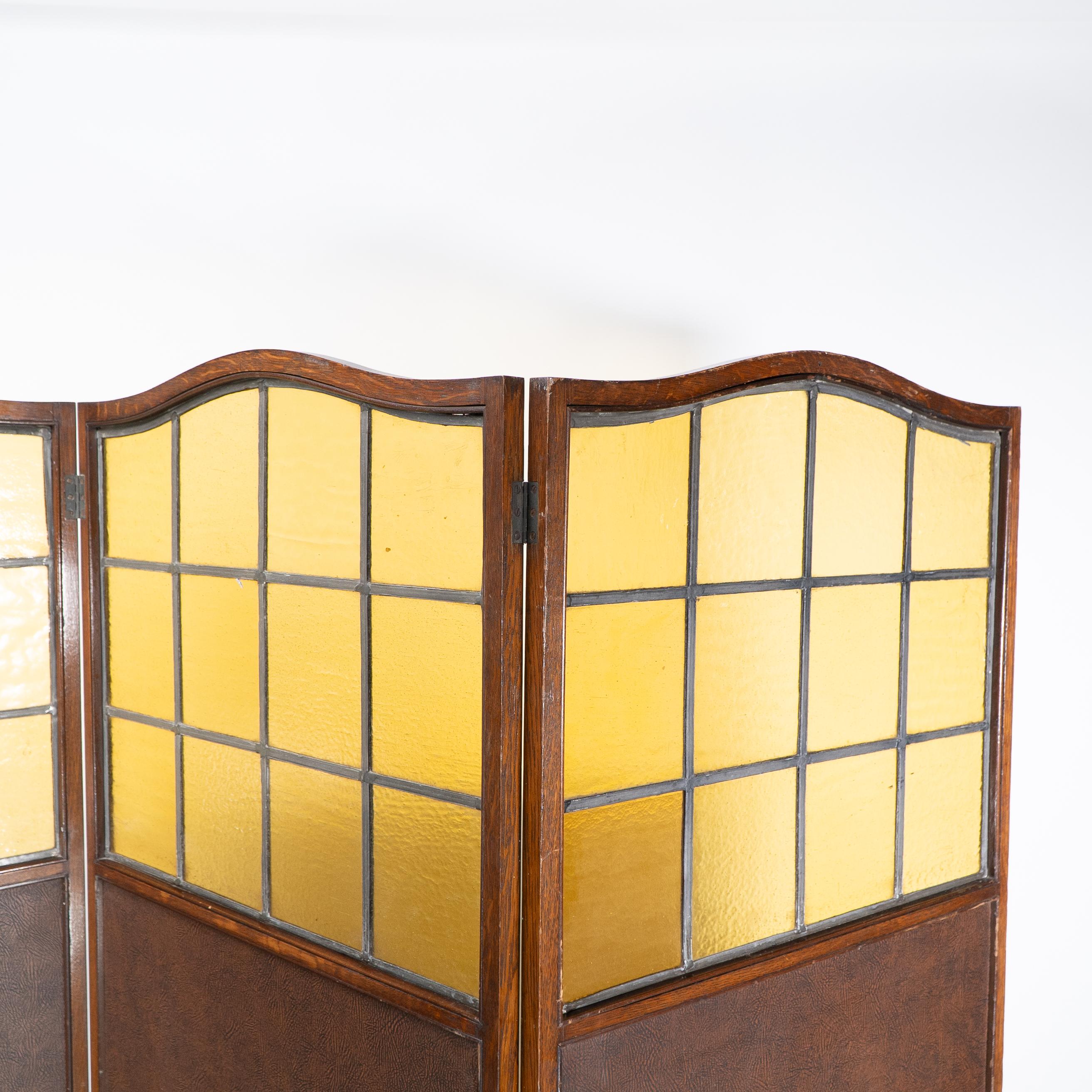 Liberty and Co (attributed). A good three fold screen 6