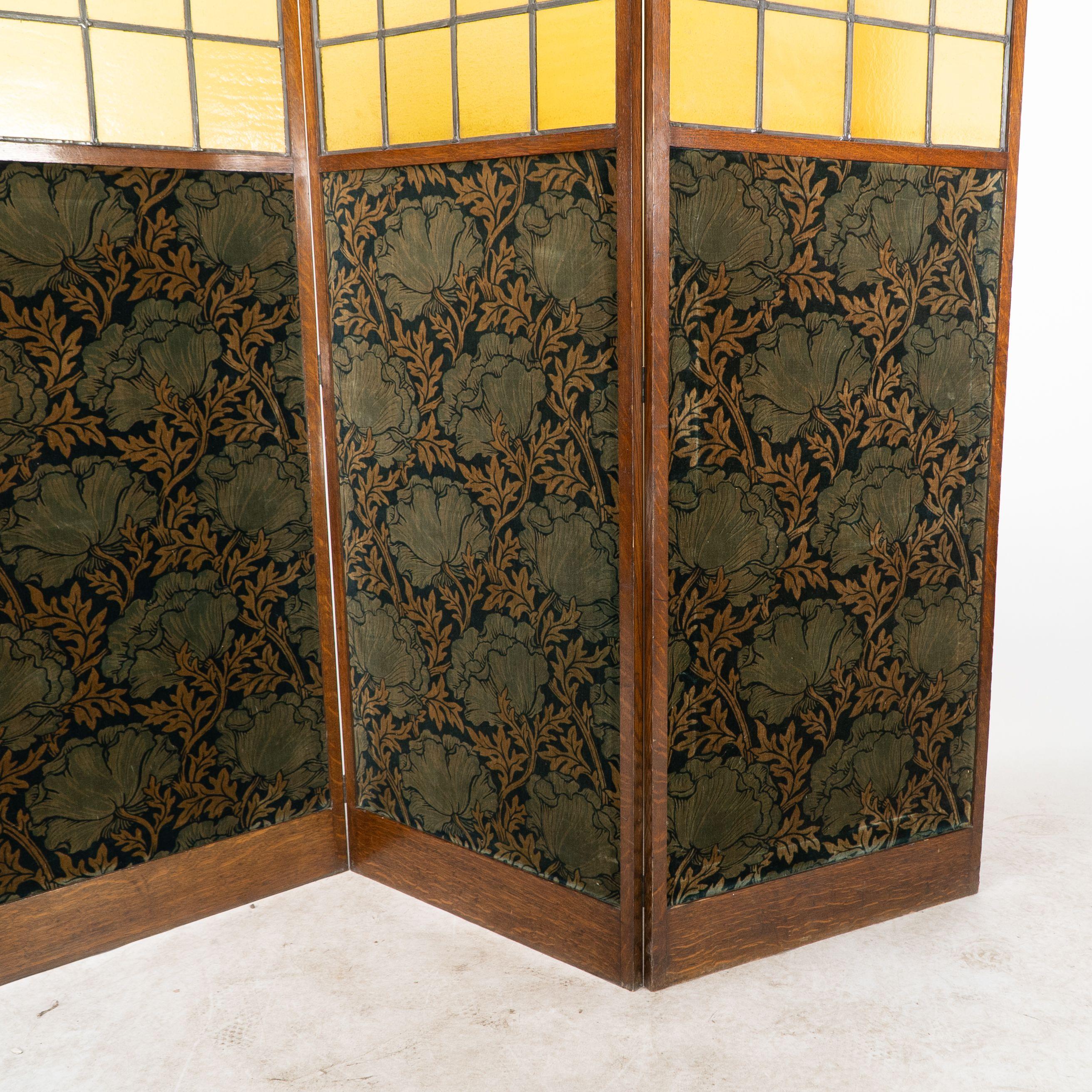Liberty and Co (attributed). A good three fold screen 1