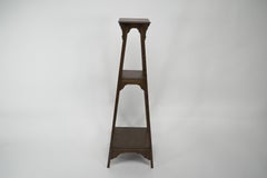 Liberty and Co (attributed). An Arts and Crafts oak plant stand