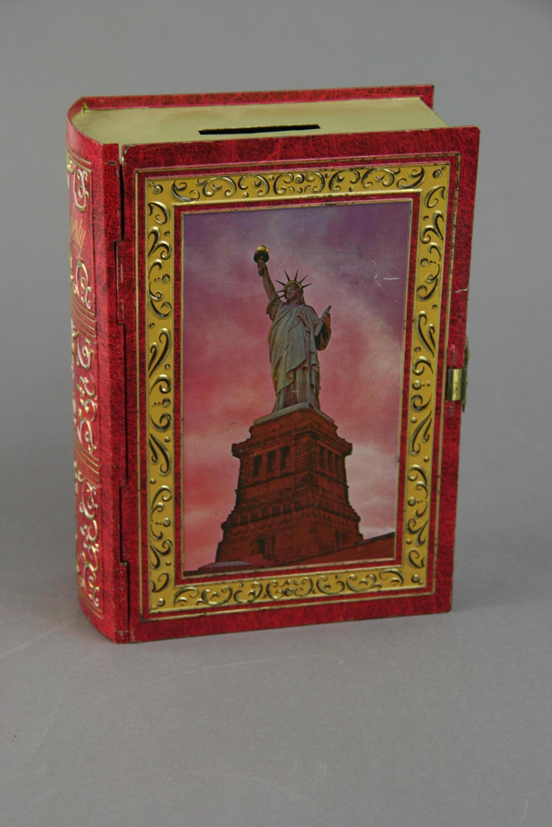 Klann Tin Liberty Book Bank,  Western Germany 1970 In Good Condition In Douglas Manor, NY