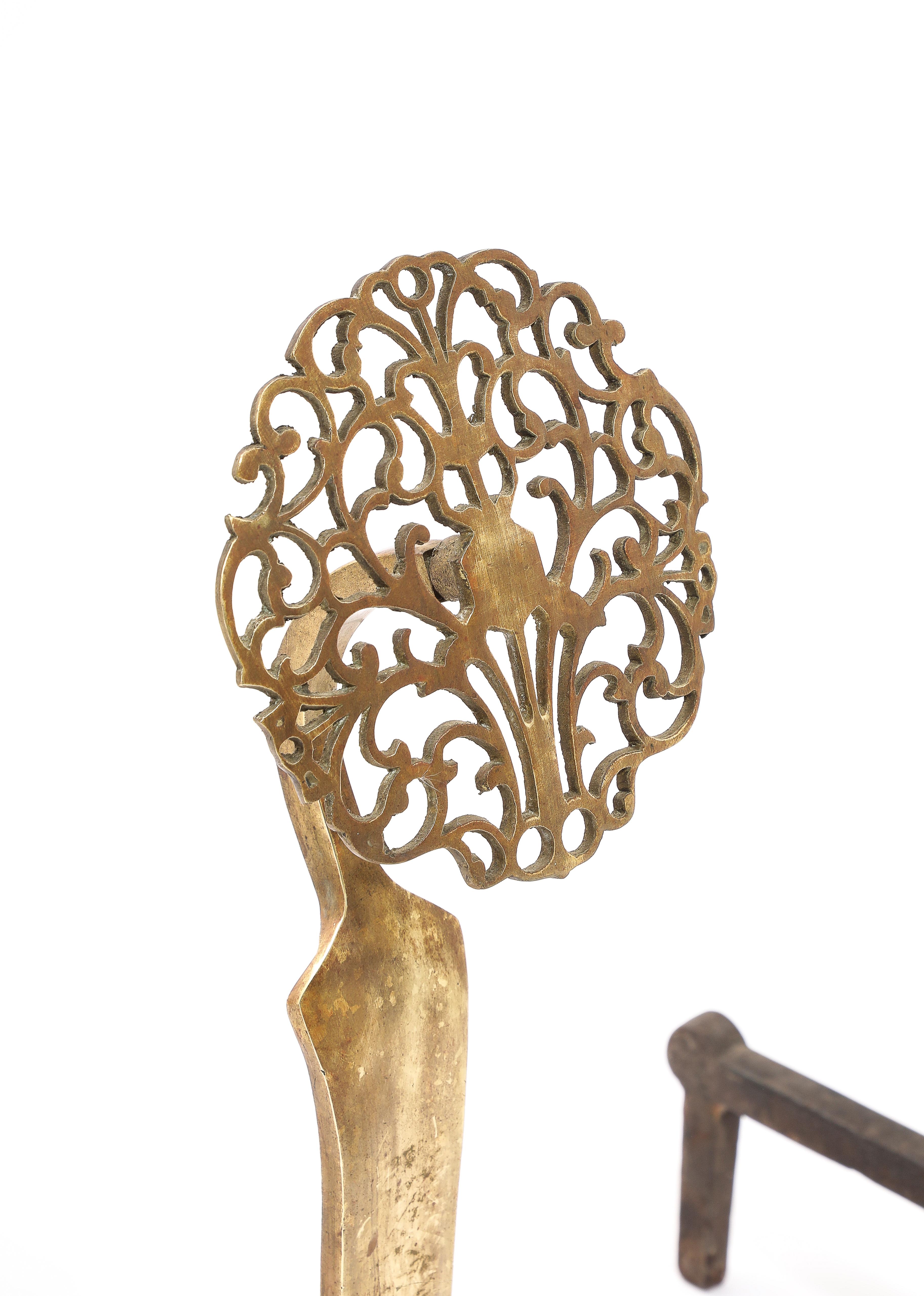 Liberty Bronze Andirons, UK 1920's For Sale 6