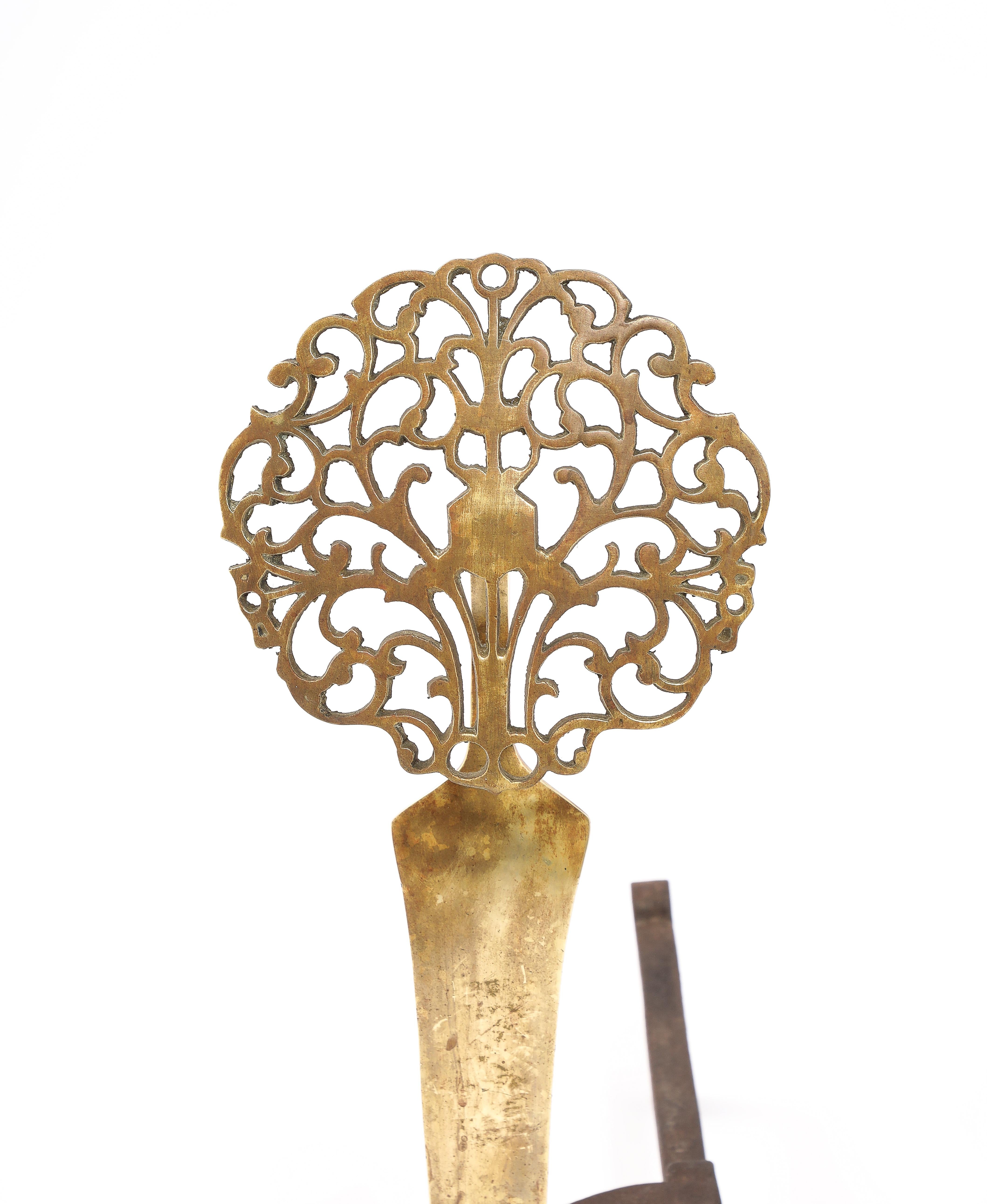 Liberty Bronze Andirons, UK 1920's For Sale 8