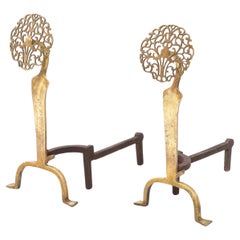 Andirones de bronce Liberty, Reino Unido Años 20