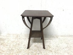 Liberty & Co a Fine Arts & Crafts Mahogany Side Table with Pierced Heart Details