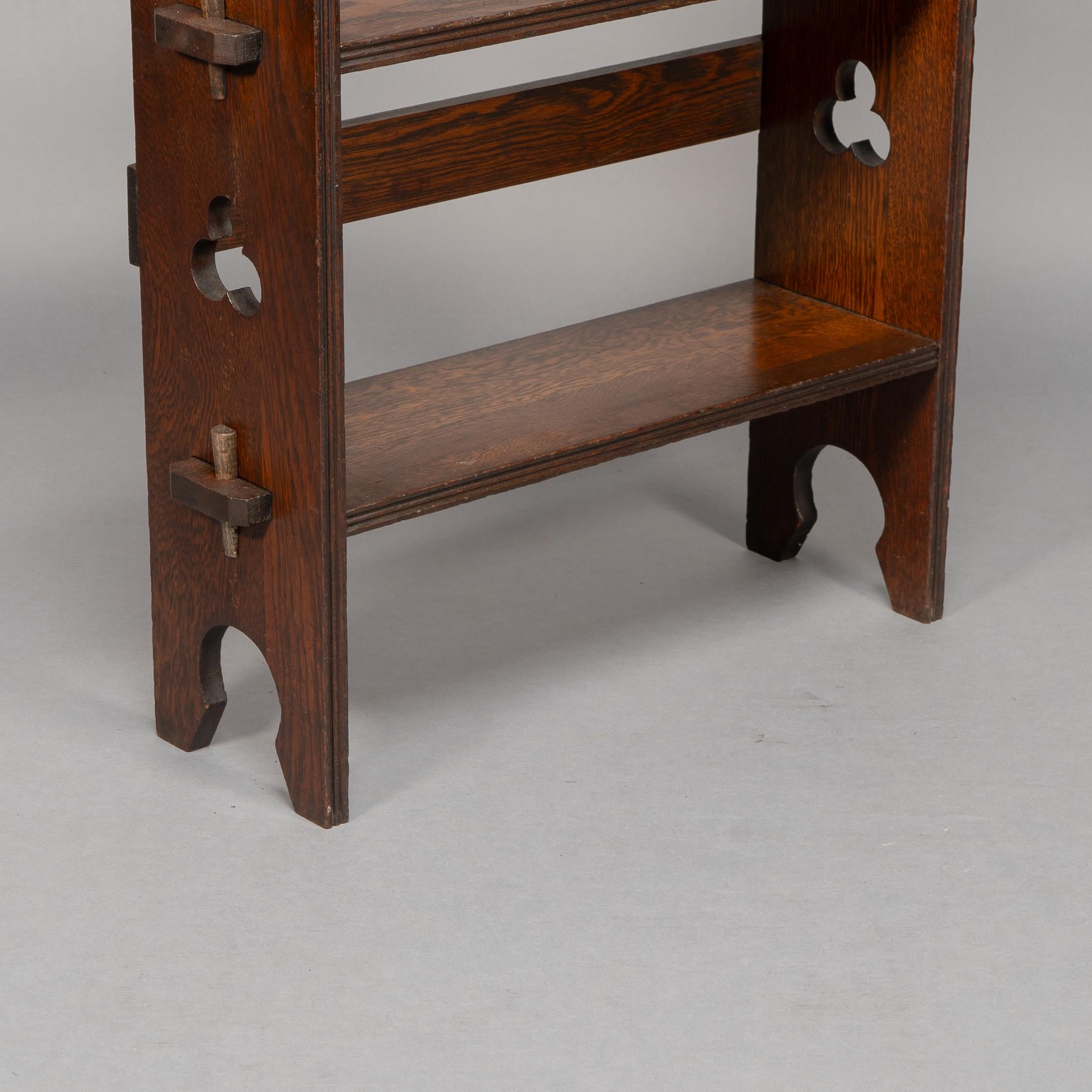Liberty & Co. A Pair of Solid Oak 'The Radley portable bookcase' 7