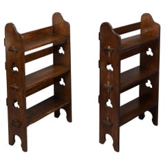 Liberty & Co. A Pair of Solid Oak 'The Radley portable bookcase'
