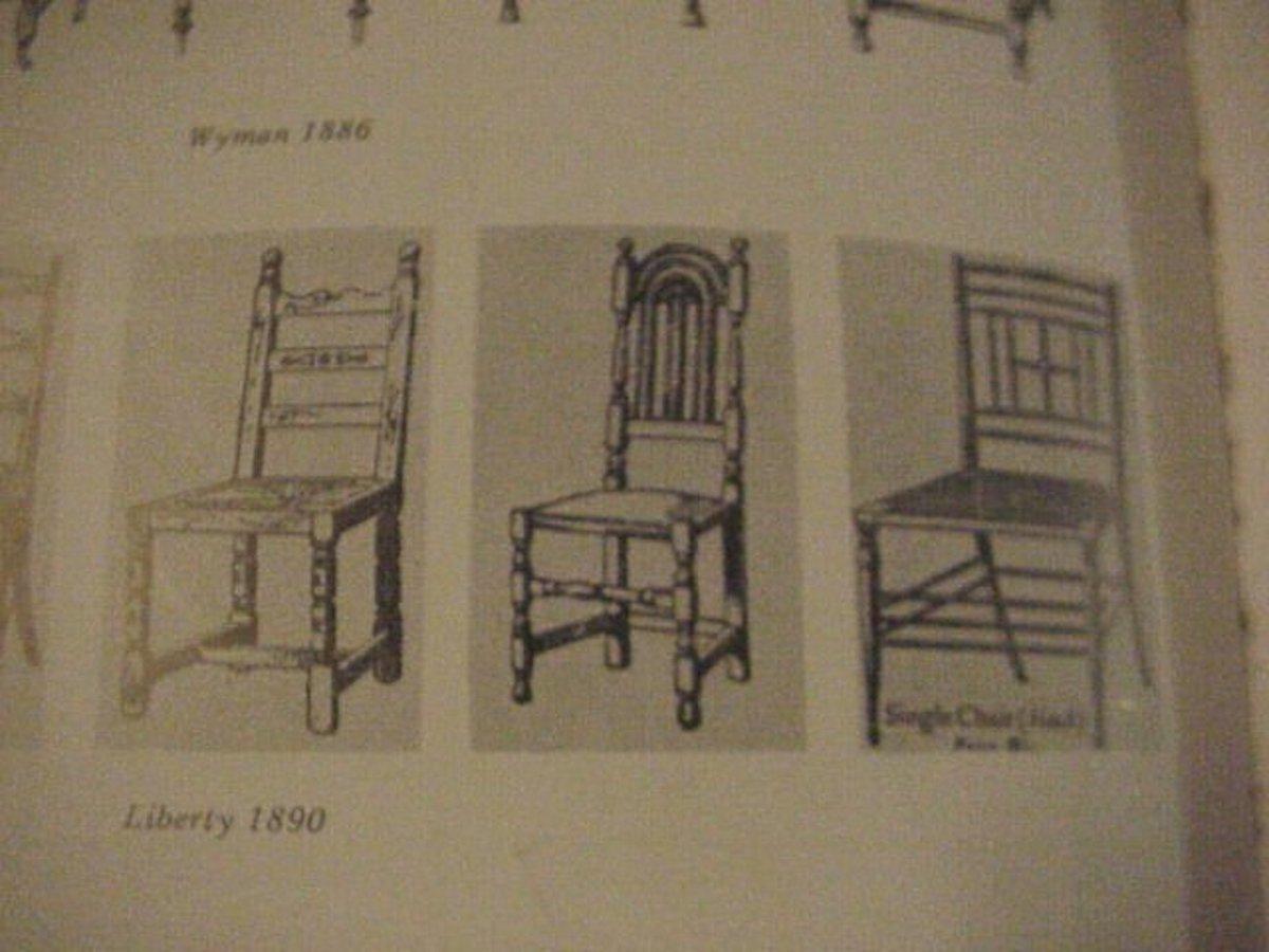 Liberty & Co. Ensemble de six chaises de salle à manger Arts & Crafts en Oak Arrow Head Rush Seat Bon état - En vente à London, GB