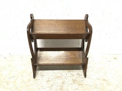 Liberty & Co. a Sweet Little Arts & Crafts Oak Bookcase with Stylised Cut-Outs