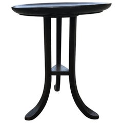 Liberty & Co. a Thebes Walnut Side Table with Three Splayed Legs Original Label