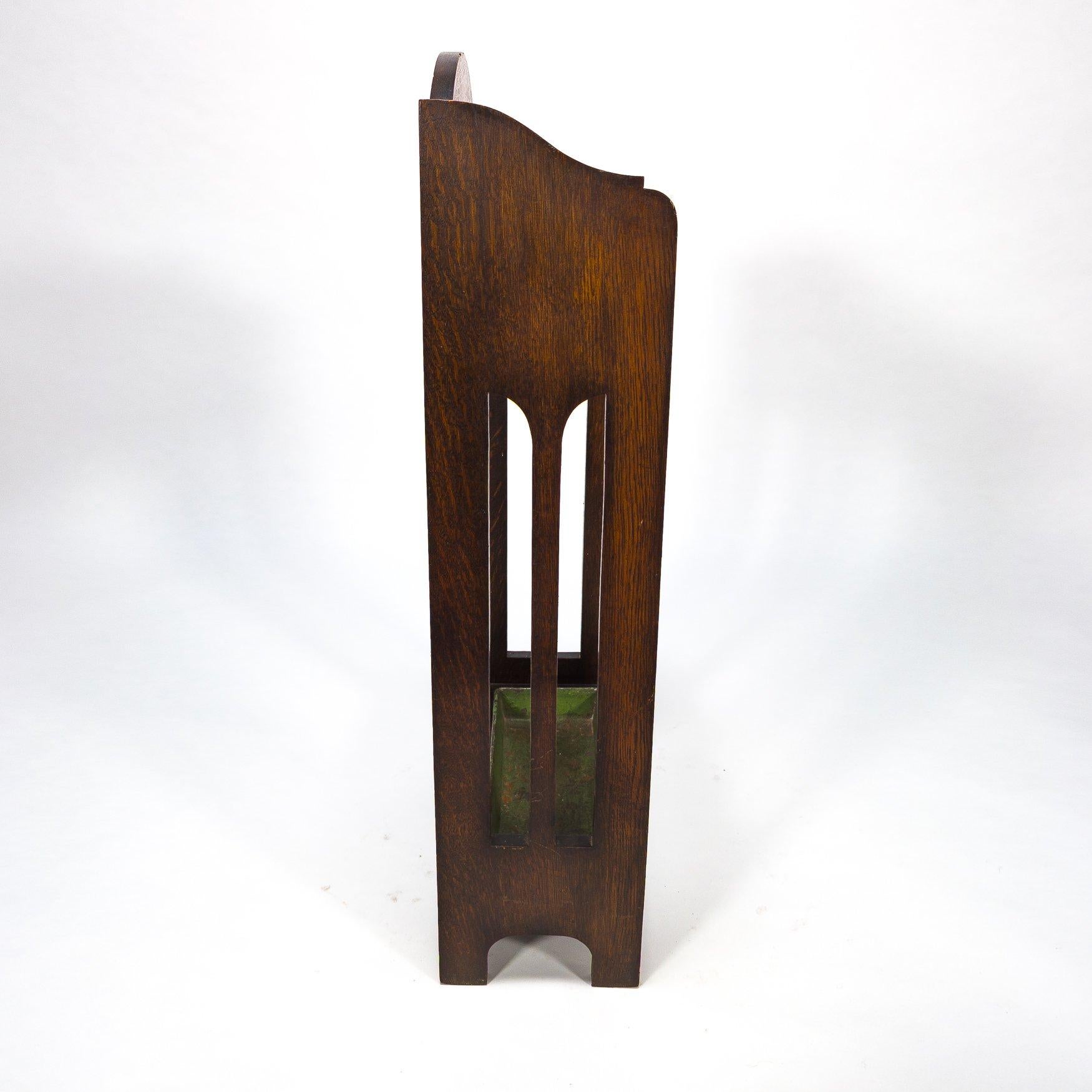 Liberty & Co, canne et porte-parapluie en Oak Arts & Crafts en vente 8