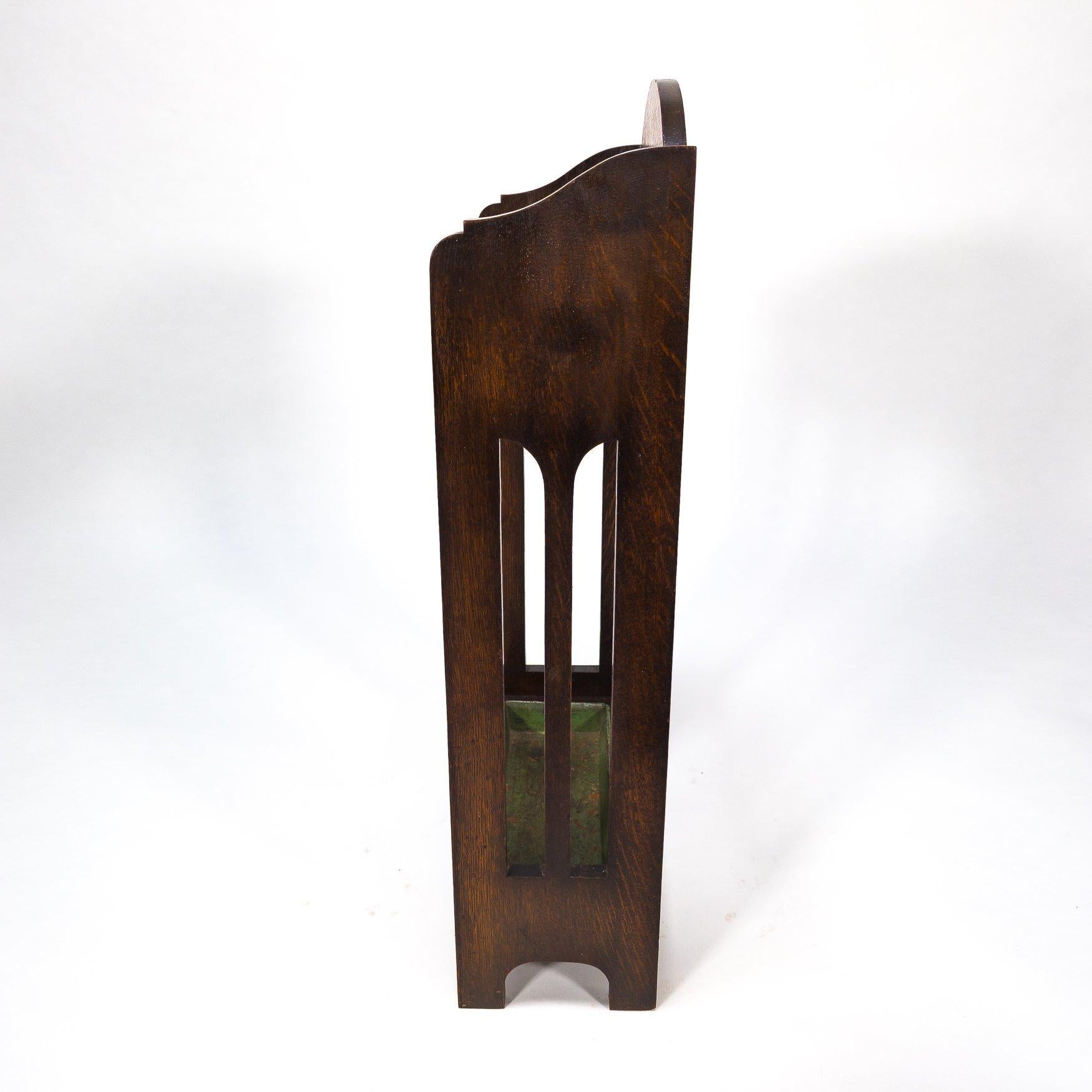 Liberty & Co, canne et porte-parapluie en Oak Arts & Crafts en vente 9