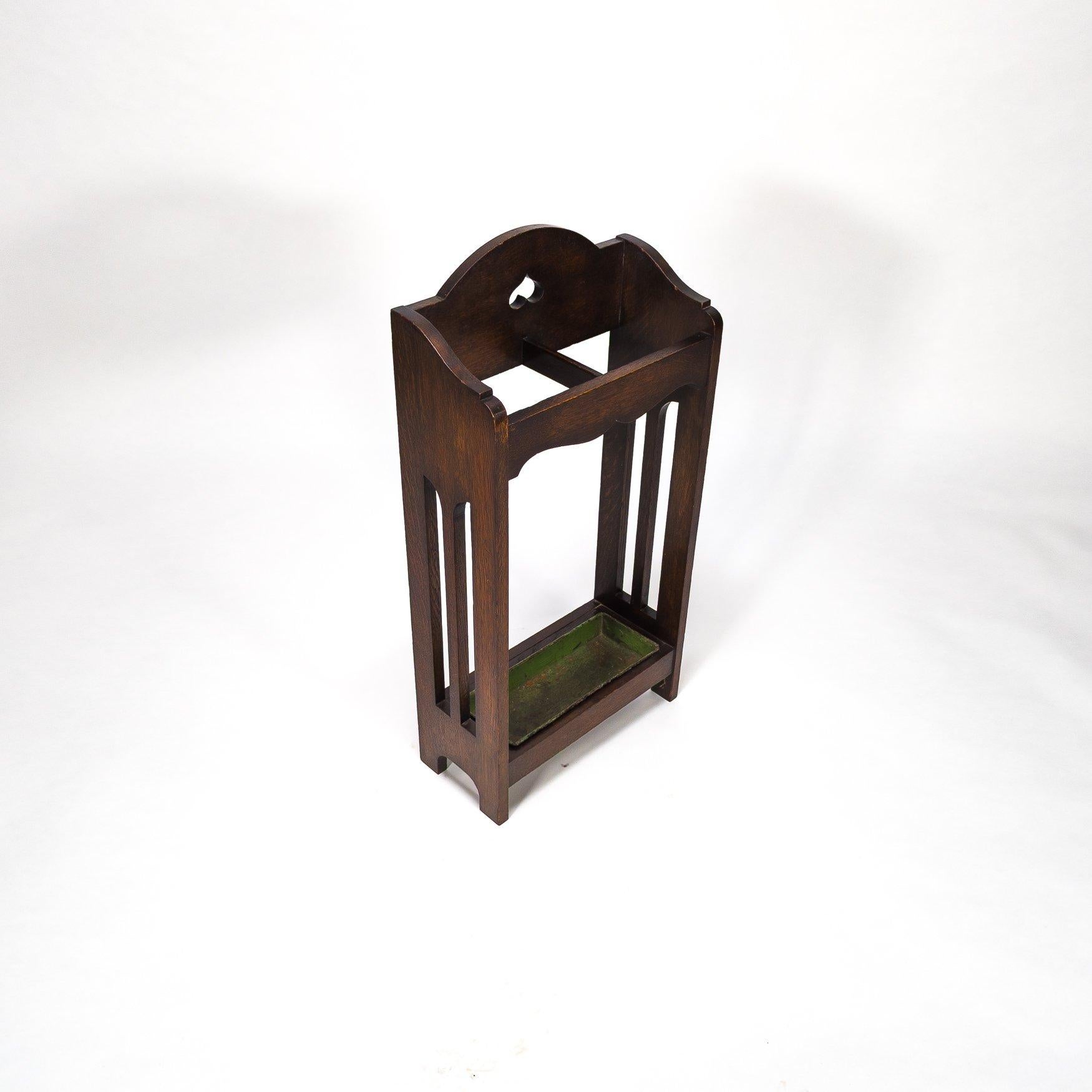Britannique Liberty & Co, canne et porte-parapluie en Oak Arts & Crafts en vente